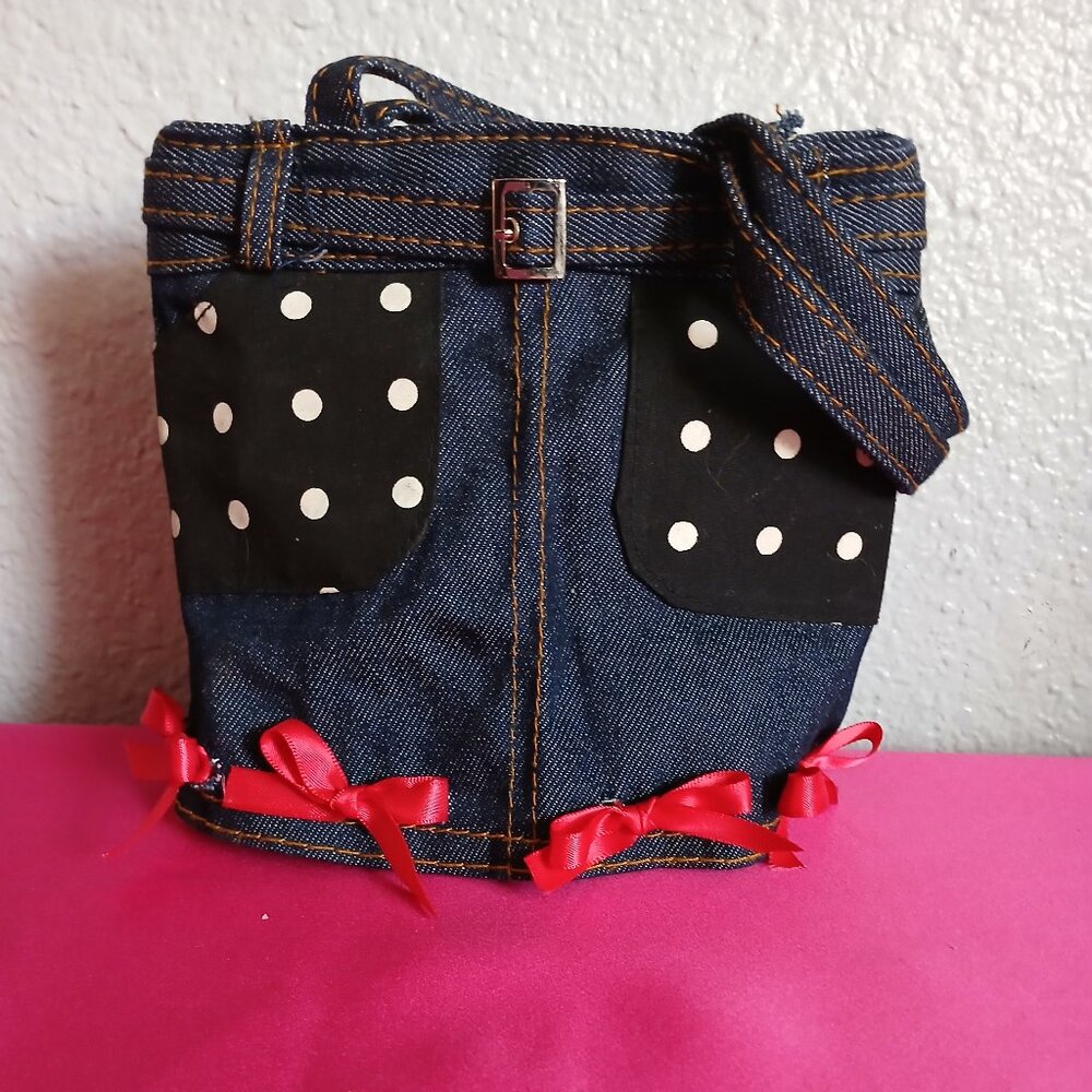 Denim Skirt Mini Purse